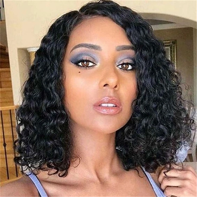 Kbeth Short Kinky Curly Bob Wig Straight Cheap 100% Virgin Remy Custom Brazilian 4*4 Lace Frontal Deep Loose Wave Wigs China Factory Wholesale