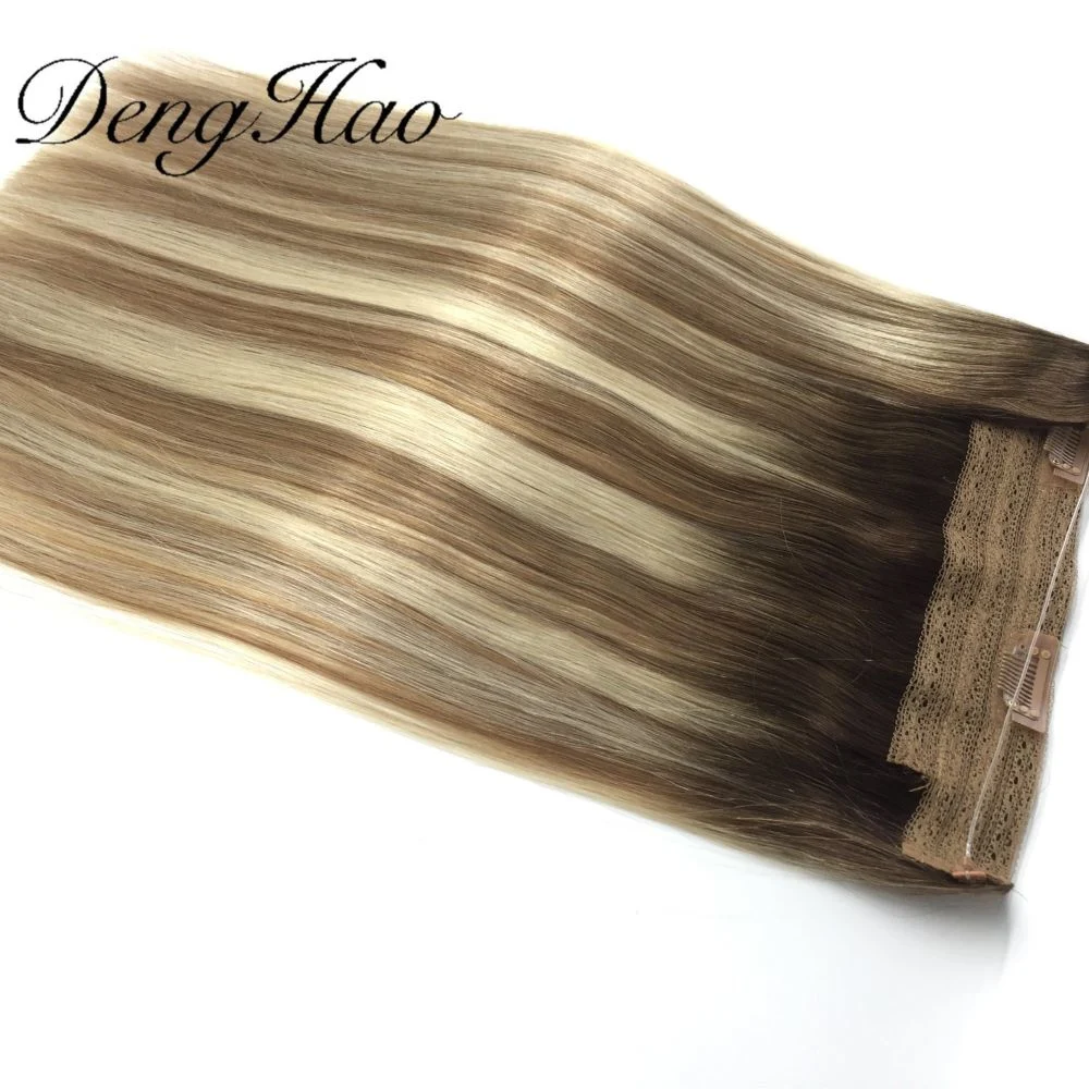 Top Grade Virgin Cuticle Aligned Hair Halo in Hair Extensions