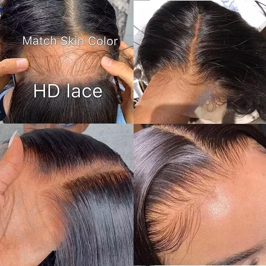 Expédition HD Lace Frontal Closure HD Lace 13X4 13X6 Frontal
