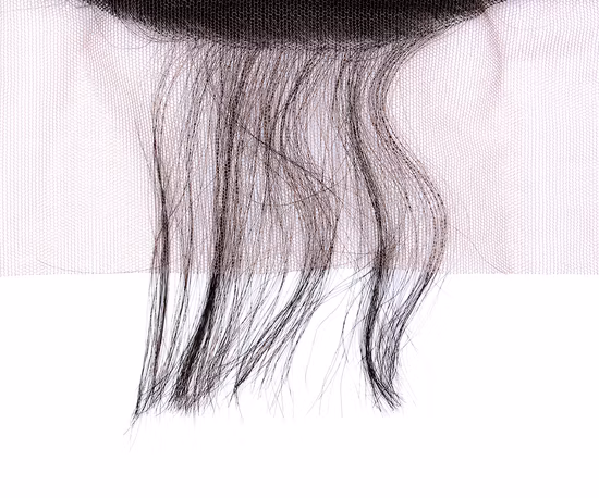 Fermeture frontale non transformée de dentelle de cheveux humains des cheveux 13*4 de Vierge brésilienne de 100%