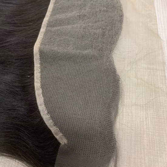 Fermeture frontale à Base de soie hautement recommandée, cheveux humains purs 13*4, naissance des cheveux naturelle, cheveux chinois